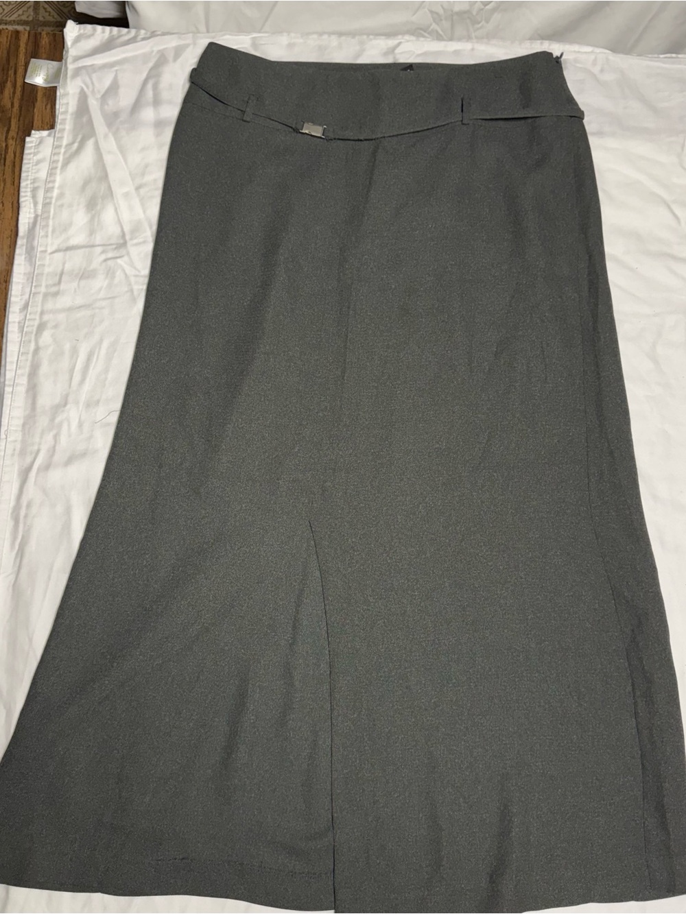 New York & Company Charcoal Maxi Skirt